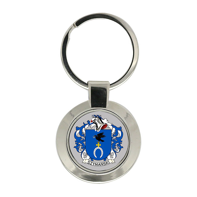 Szymański (Poland) Coat of Arms Key Ring