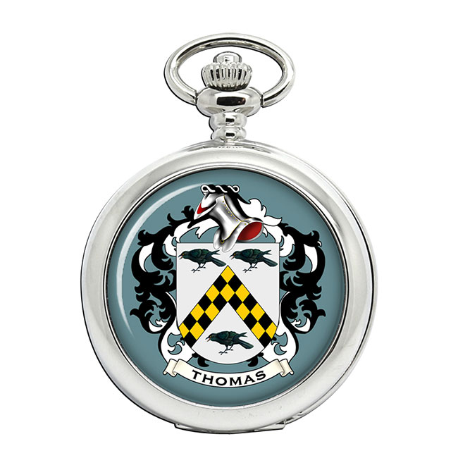 Thomas (Wales) Coat of Arms Pocket Watch