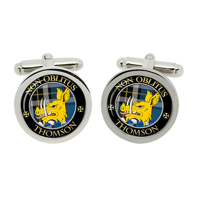 Thomson (Mactavish) Scottish Clan Crest Cufflinks