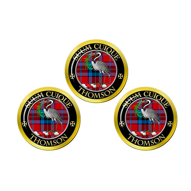 Thomson Scottish Clan Crest Golf Ball Markers