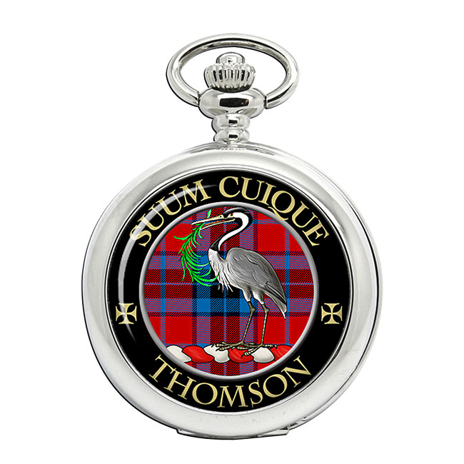 Thomson Scottish Clan Crest Pocket Watch