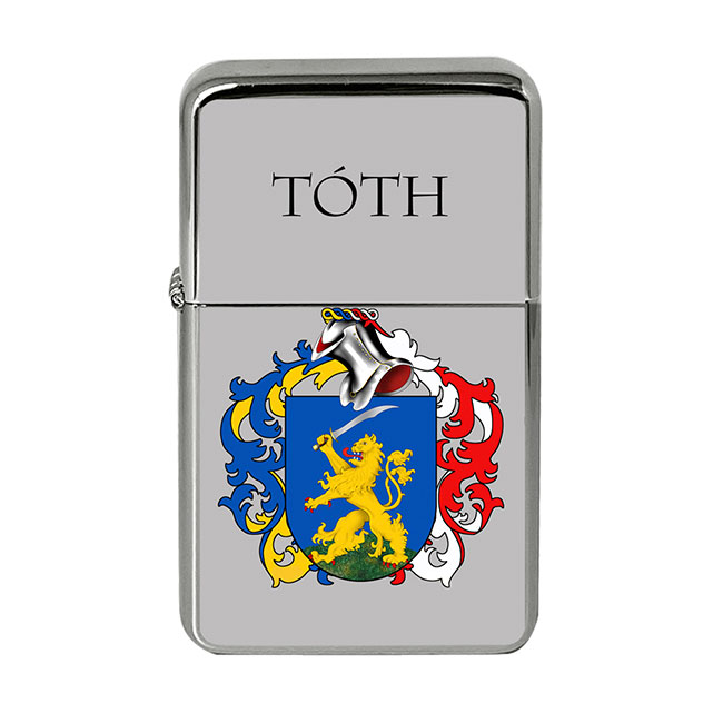 Tóth (Hungary) Coat of Arms Flip Top Lighter