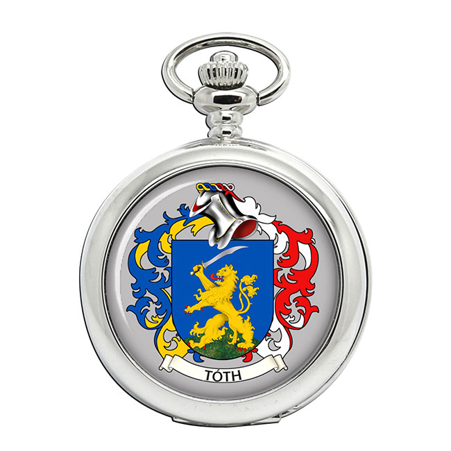 Tóth (Hungary) Coat of Arms Pocket Watch