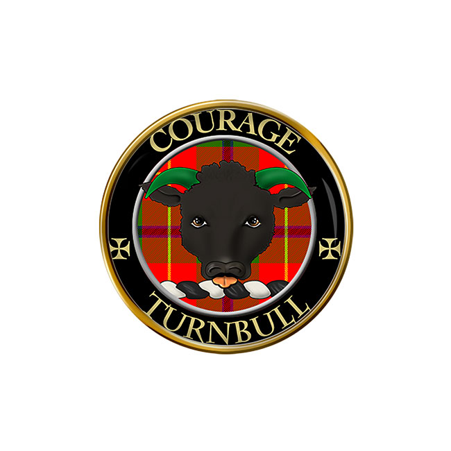 Turnbull Scottish Clan Crest Pin Badge