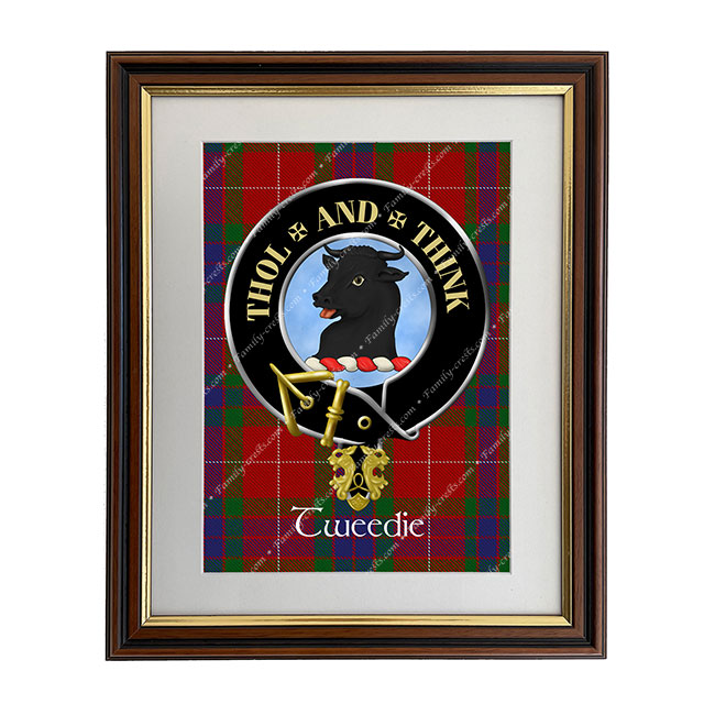 Tweedie Scottish Clan Crest Framed Print
