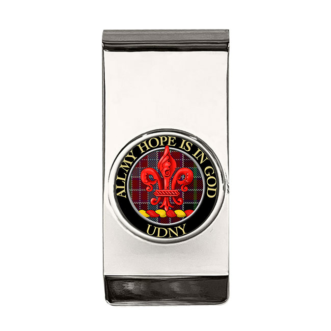 Udny Scottish Clan Crest Money Clip