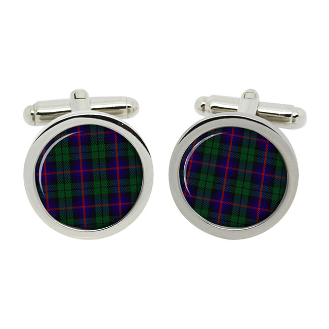 Urquhart Scottish Tartan Cufflinks in Box