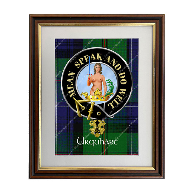 Urquhart Scottish Clan Crest Framed Print