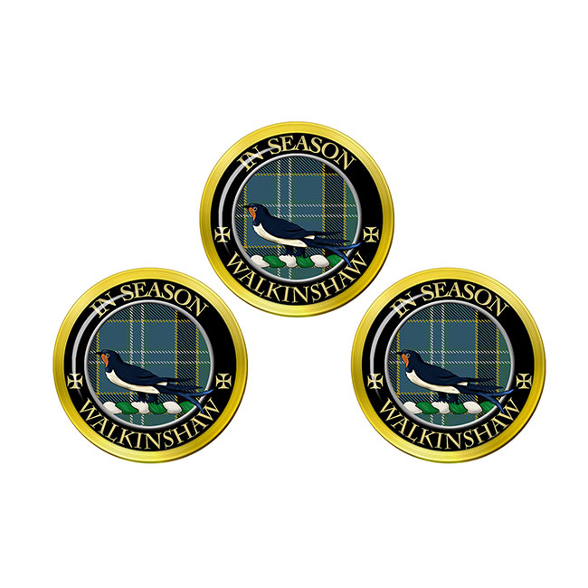 Walkinshaw Scottish Clan Crest Golf Ball Markers