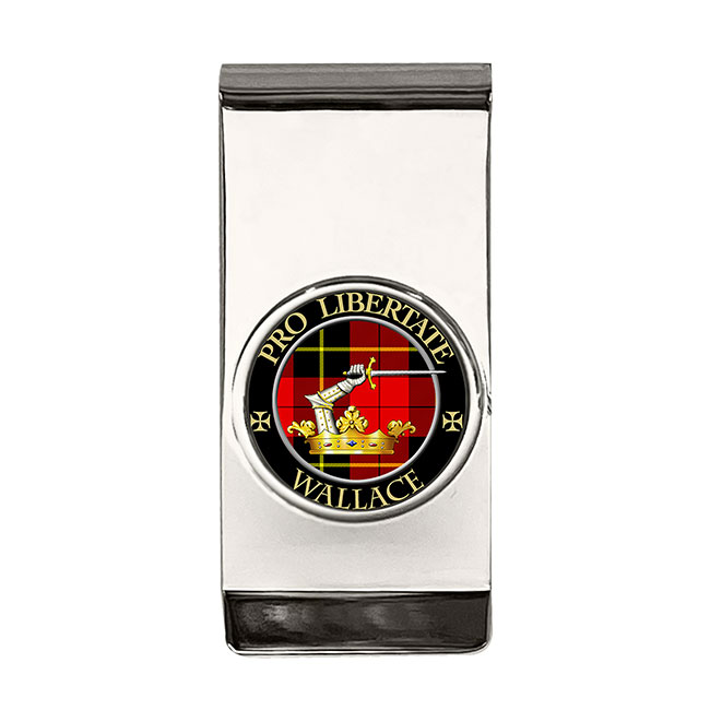 Wallace Scottish Clan Crest Money Clip