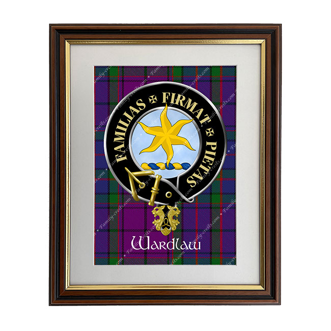 Wardlaw Scottish Clan Crest Framed Print