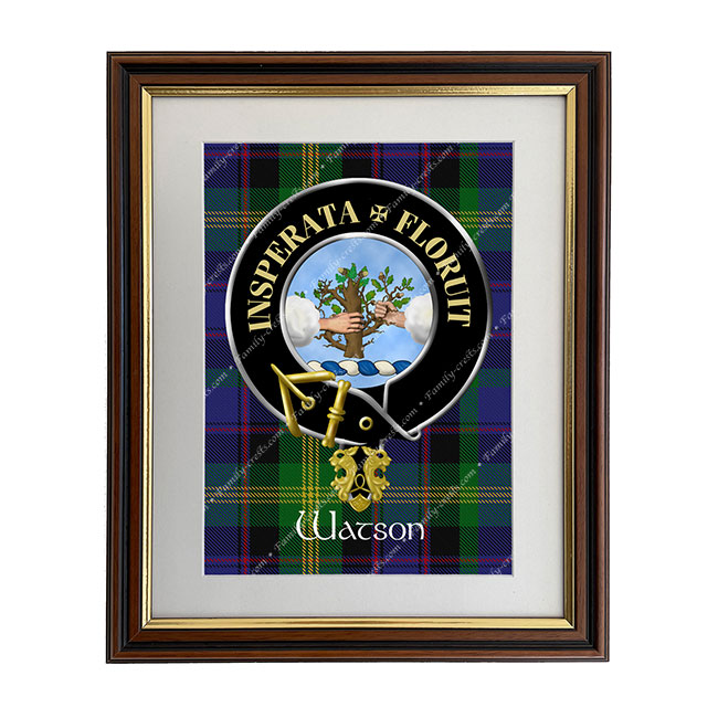 Watson Scottish Clan Crest Framed Print