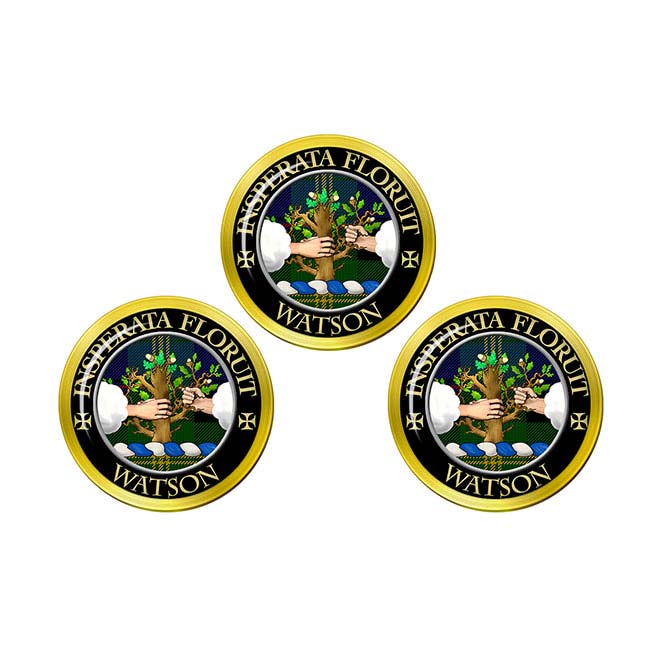 Watson Scottish Clan Crest Golf Ball Markers