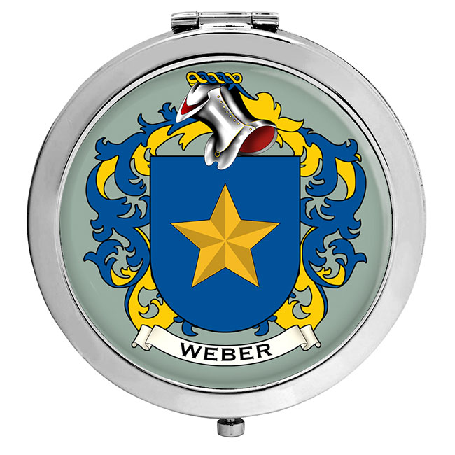 Weber (Swiss) Coat of Arms Compact Mirror