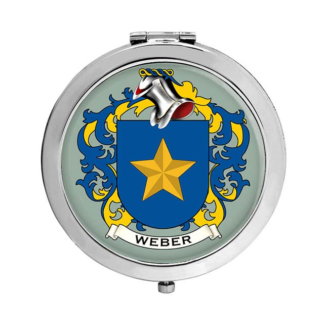 Weber (Swiss) Coat of Arms Compact Mirror