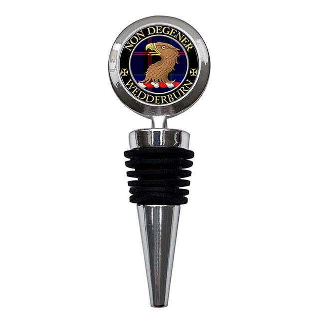 Wedderburn Scottish Clan Crest Bottle Stopper