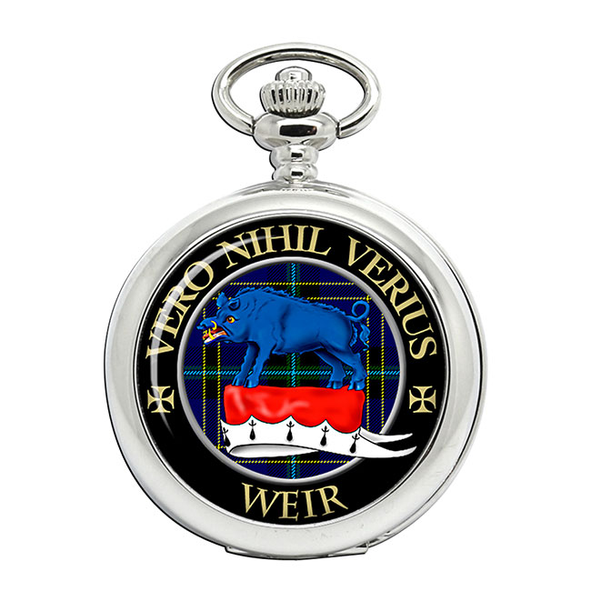 Weir Scottish Clan Crest Pocket Watch