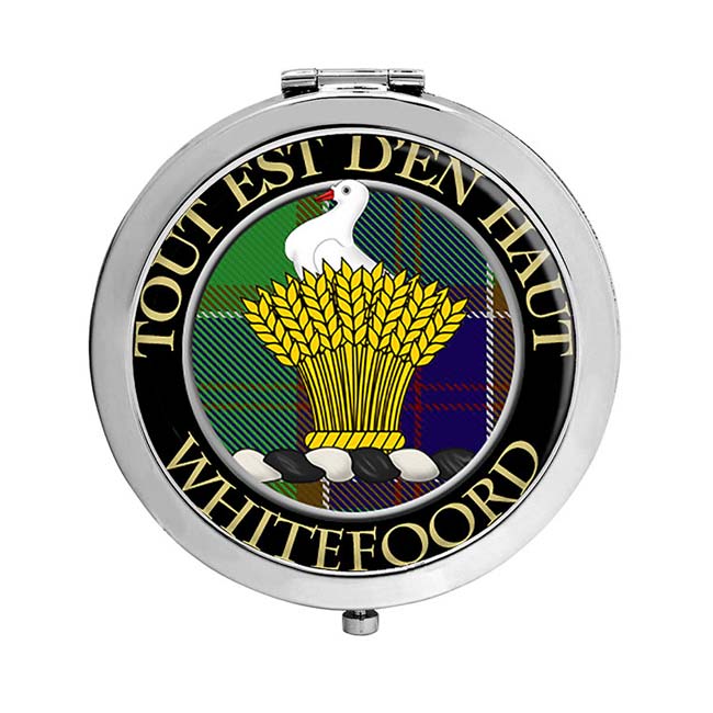 Whitefoord Scottish Clan Crest Compact Mirror