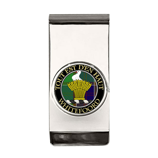 Whitefoord Scottish Clan Crest Money Clip