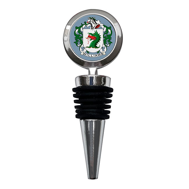 Williams (England) Coat of Arms Bottle Stopper