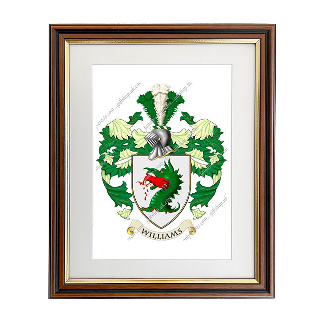 Williams (England) Coat of Arms Framed Print