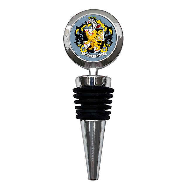 Williams (Wales) Coat of Arms Bottle Stopper