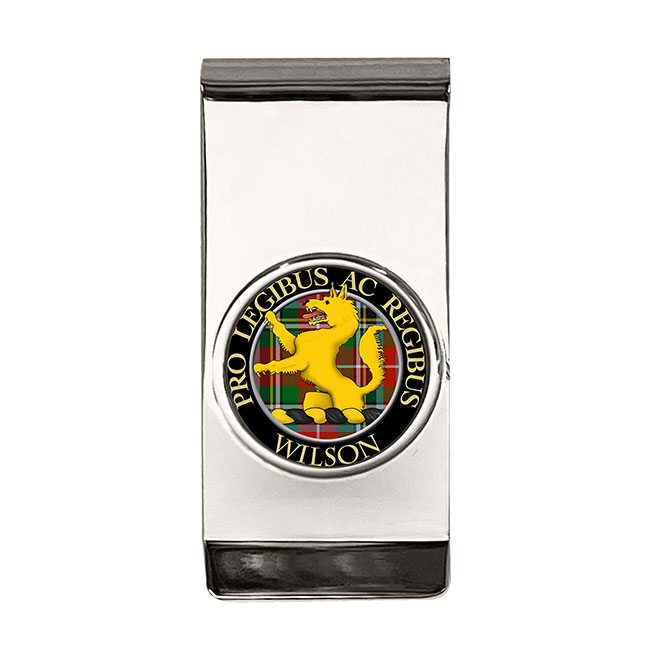 Wilson Scottish Clan Crest Money Clip