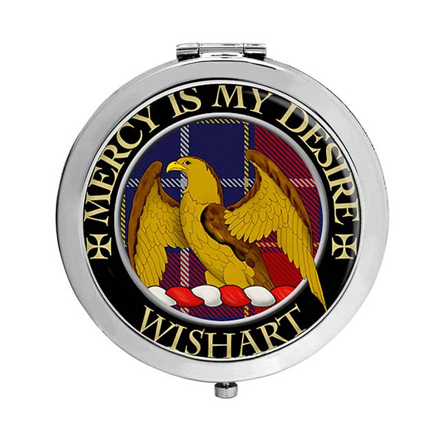 Wishart Scottish Clan Crest Compact Mirror