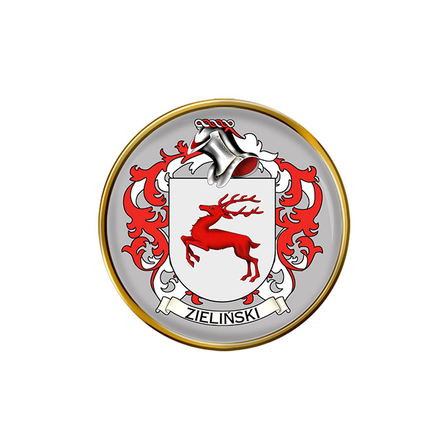 Zieliński (Poland) Coat of Arms Pin Badge