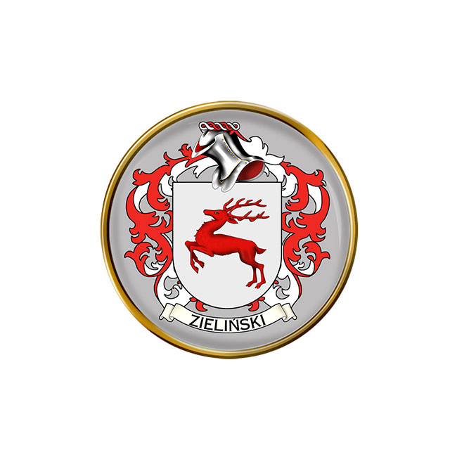 Zieliński (Poland) Coat of Arms Pin Badge