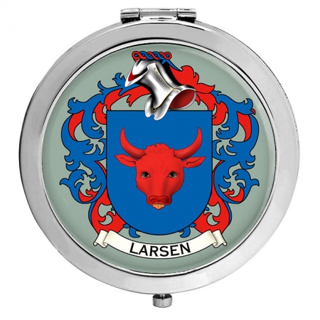Larsen (Denmark) Coat of Arms Compact Mirror