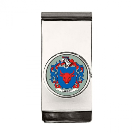 Larsen (Denmark) Coat of Arms Money Clip