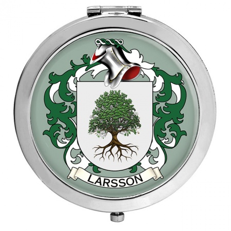 Larsson (Sweden) Coat of Arms Compact Mirror
