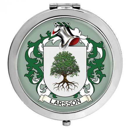 Larsson (Sweden) Coat of Arms Compact Mirror