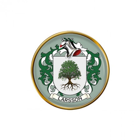 Larsson (Sweden) Coat of Arms Pin Badge