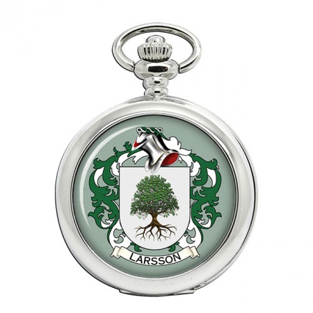 Larsson (Sweden) Coat of Arms Pocket Watch