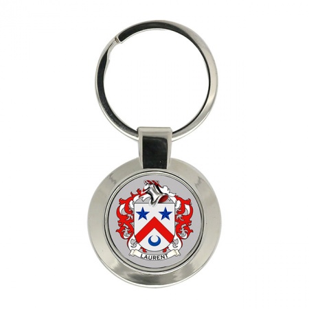 Laurent (France) Coat of Arms Key Ring