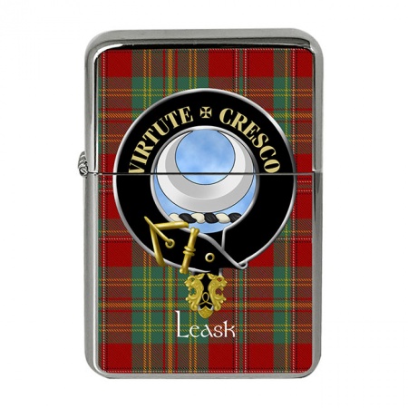 Leask Scottish Clan Crest Flip Top Lighter