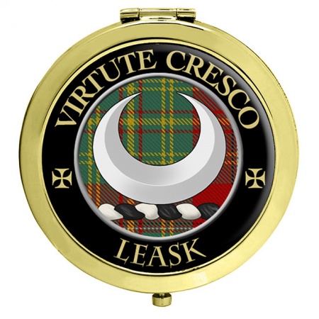 Leask Scottish Clan Crest Compact Mirror