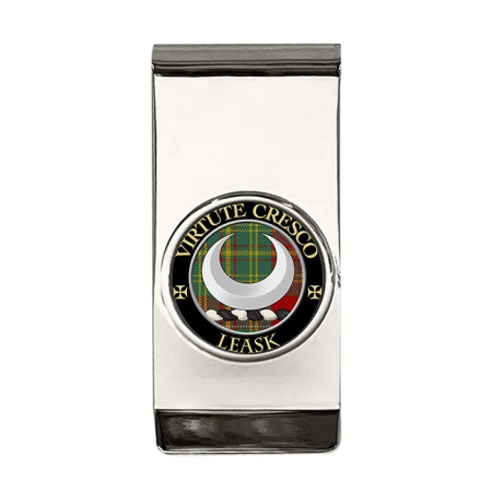 Leask Scottish Clan Crest Money Clip