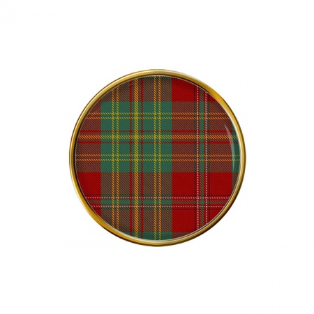 Leask Scottish Tartan Pin Badge
