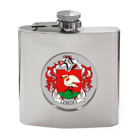 Lebedev (Russia) Coat of Arms Hip Flask