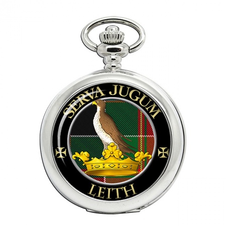 Leith Scottish Clan Crest Pocket Watch