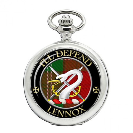Lennox Scottish Clan Crest Pocket Watch