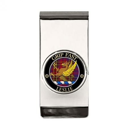 Leslie Scottish Clan Crest Money Clip