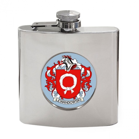 Lewandowski (Poland) Coat of Arms Hip Flask