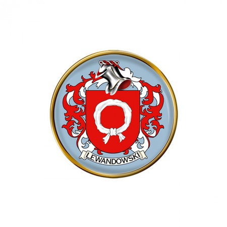 Lewandowski (Poland) Coat of Arms Pin Badge