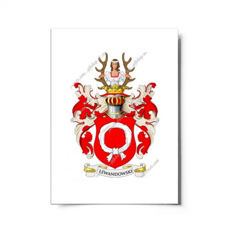 Lewandowski (Poland) Coat of Arms Print