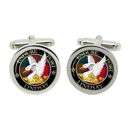 Lindsay Scottish Clan Crest Cufflinks