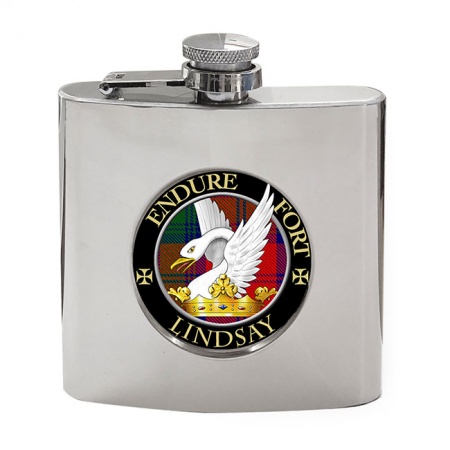 Lindsay Scottish Clan Crest Hip Flask